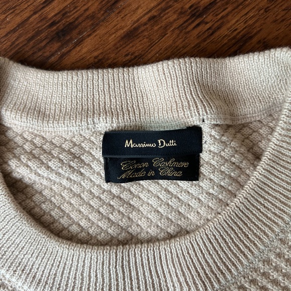 Massimo Dutti Cotton Cashmere men’s M sweater - Picture 2 of 3
